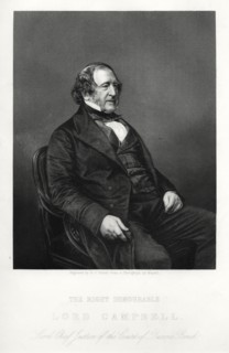 John Campbell, 1st Baron Campbell, British Liberal politician and lawyer, c1880. Artist: DJ Pound