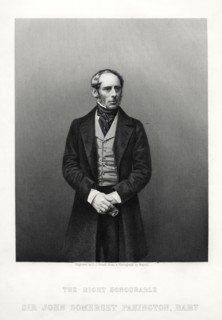 John Somerset Pakington, 1st Baron Hampton, English politician, c1880.Artist: DJ Pound