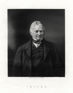 Louis Adolphe Thiers, French statesman and historian, 19th century.Artist: W Holl