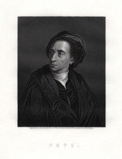 Alexander Pope, English poet, 19th century. Artist: Posselwhite