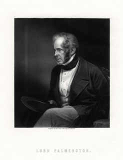 Lord Palmerston, British prime minister, 19th century.Artist: W Holl