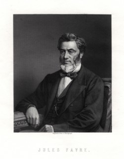 Jules Claude Gabriel Favre, French statesman, 19th century. Artist: Unknown