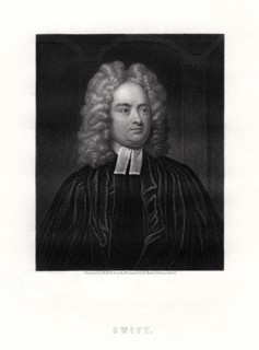 Jonathan Swift, Anglo-Irish writer, 19th century. Artist: B Holl
