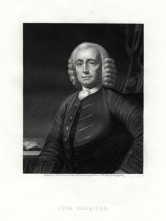 John Harrison, English clock maker, 19th century.Artist: W Holl