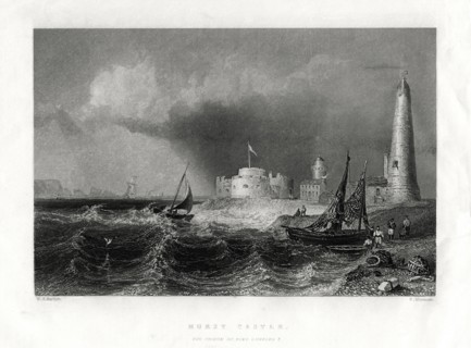 Hurst Castle, Portsmouth, 1860. Artist: W Mossman