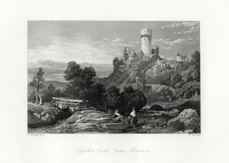 Eppstein Castle, Taunus mountains, Germany, 19th century. Artist: W Forrest