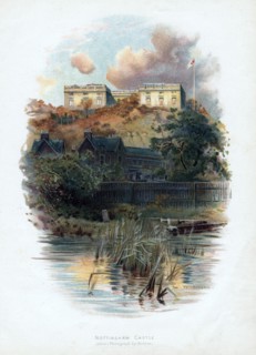 Nottingham Castle, Nottinghamshire, 1895. Artist: C Wilkinson