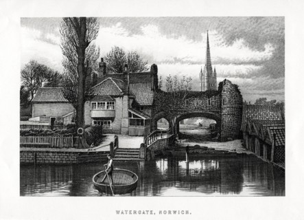 Watergate, Norwich, 1896. Artist: Unknown
