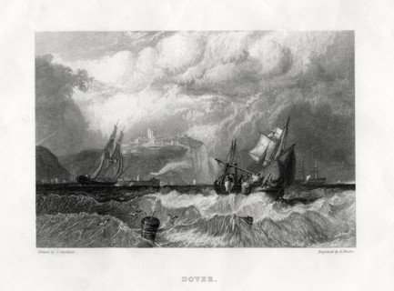 Dover, Kent, 1860. Artist: E Finden