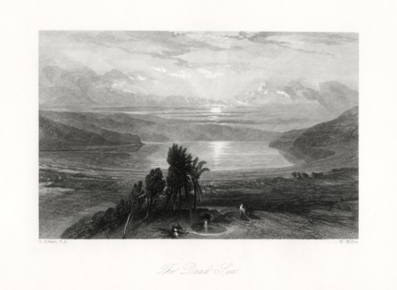 'The Dead Sea', 19th century. Artist: W Miller