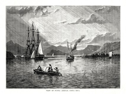 'View of Punta Arenas, Costa Rica', 1877. Artist: Unknown