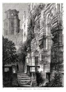 Heidelberg Castle, Germany, 1886. Artist: Francois Stroobant