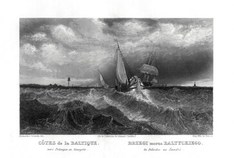On the coasts of the Baltic, 19th century. Artist: Alex Will