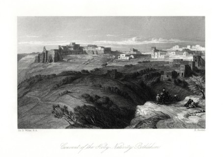 Convent of the Holy Nativity, Bethlehem, Palestine, 19th century. Artist: E Goodall