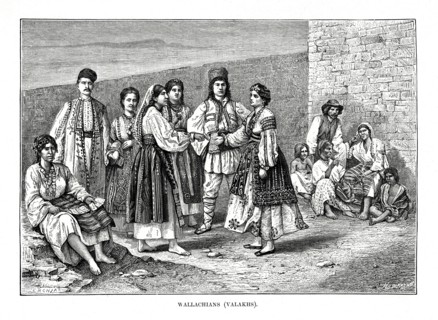 Wallachians, 1879.Artist: E Ronjat