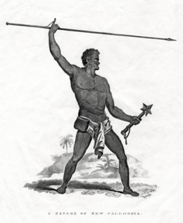 'A Savage of New Caledonia', southwest Pacific, 19th century. Artist: Unknown