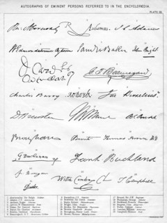 'Autographs of Eminent Persons', 19th century. Artist: Unknown