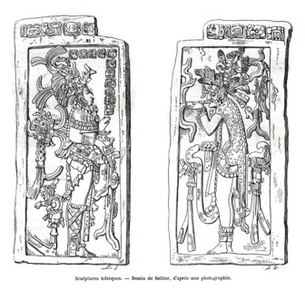 'Toltec sculptures', Mexico, 19th century. Artist: Unknown