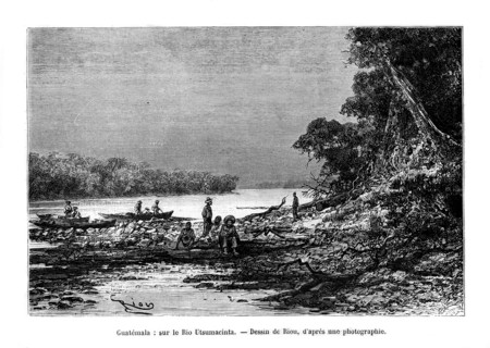 The Usumacinta River, southeastern Mexico and northwestern Guatemala, 19th century. Artist: Unknown
