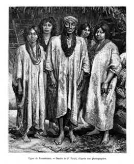 Lacandon people, 19th century. Artist: Pierre Fritel