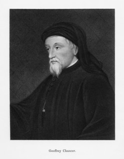 Geoffrey Chaucer, English author, poet, philosopher, bureaucrat, and diplomat, (19th century). Artist: Unknown