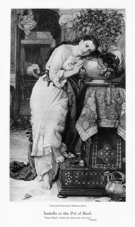 'Isabella and the Pot of Basil', c1867. Artist: William Holman Hunt