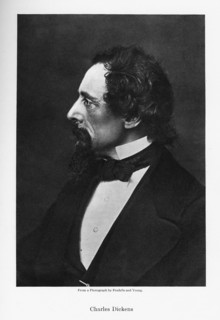 Charles Dickens, English novelist, c1860s.Artist: Fradelle & Young