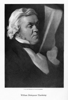 William Makepeace Thackeray, English novelist, c1864.Artist: Samuel Laurence