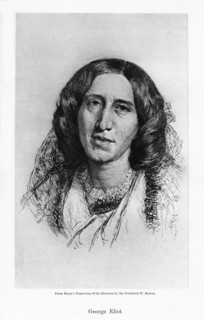 George Eliot, English novelist, 19th century. Artist: Frederic William Burton