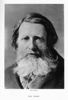 John Ruskin, English critic, poet and artist, c1880s.Artist: Barraud