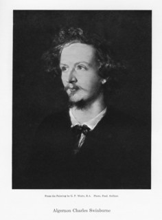 Algernon Charles Swinburne, English poet, c1867.Artist: Frederick Hollyer