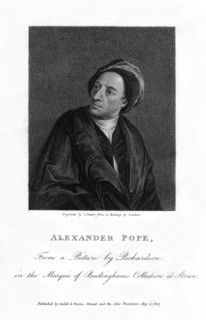 Alexander Pope, English poet, (1807).Artist: C Picart