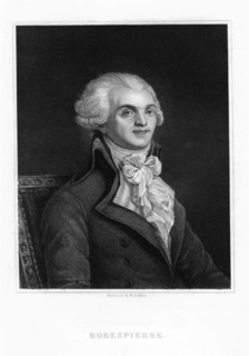 Maximilien Robespierre, one of the leaders of the French Revolution, 19th century. Artist: WH Mote