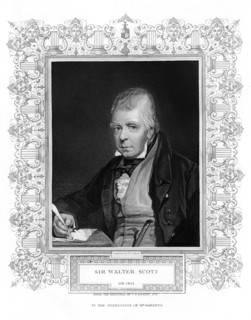 Sir Walter Scott, 1st Baronet, prolific Scottish historical novelist and poet, 19th century. Artist: Henry Thomas Ryall