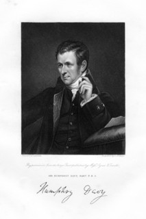 Sir Humphry Davy, 1st Baronet, Cornish chemist and physicist, 19th century.Artist: J Jenkins