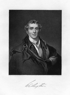 Arthur Wellesley, 1st Duke of Wellington, British soldier and statesman, 19th century.Artist: H Robinson