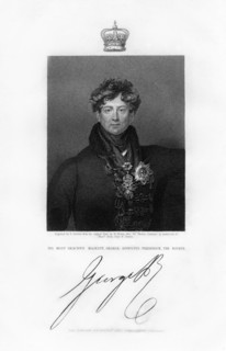 George IV, King of the United Kingdom and Hanover, 19th century.Artist: E Scriven