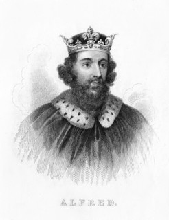 Alfred the Great, (19th century). Artist: Unknown