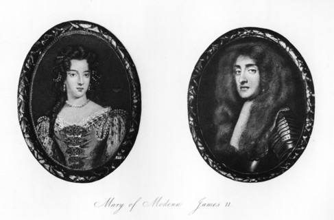 James II and Mary of Modena, (1907). Artist: Unknown