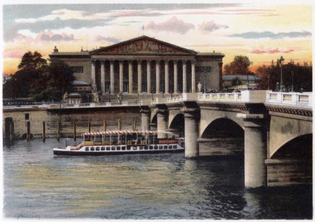 La Chambre des Deputes and the Pont de la Concorde, Paris, c1900. Artist: Unknown