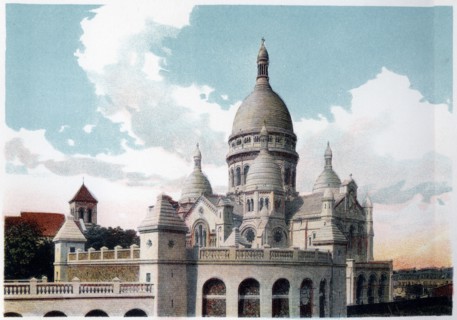 Basilica of the Sacre Coeur, Paris, c1900. Artist: Unknown