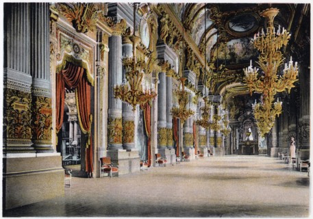 Entrance of the Palais Garnier, Paris, c1900. Artist: Unknown