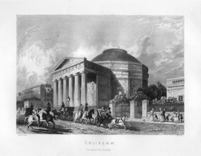 Coliseum, Regent's Park, London, 19th century.Artist: Cox