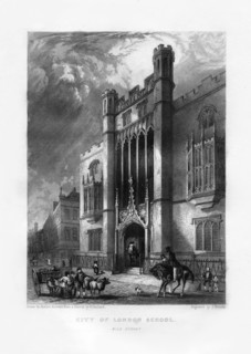 City of London School, London, 19th century.Artist: J Woods