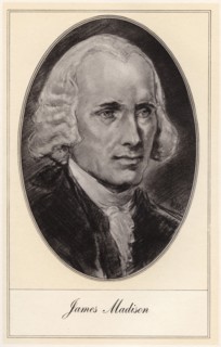 James Madison, fourth President of the United States, (early 20th century).Artist: Gordon Ross