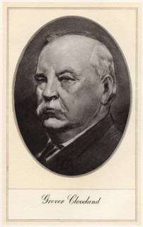 Stephen Grover Cleveland, 22nd and 24th President of the United States, (early 20th century).Artist: Gordon Ross