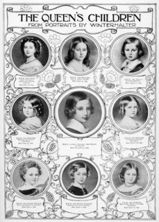 Queen Victoria's children, mid-19th century.Artist: Franz Xaver Winterhalter