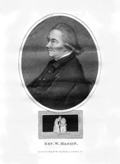 Reverend William Mason, English poet, editor and gardener, (1815).Artist: R Page