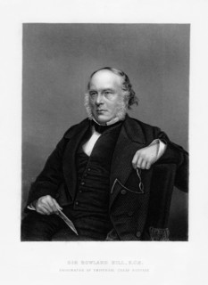 Sir Rowland Hill, British teacher, pamphleteer and creator of penny postage, 19th century. Artist: Unknown