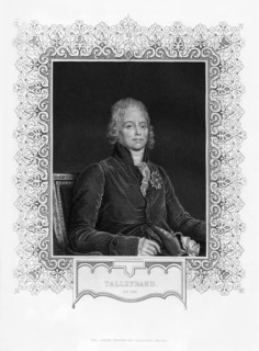 Charles Maurice de Talleyrand-Perigord, French diplomat, 19th century.Artist: WH Mote